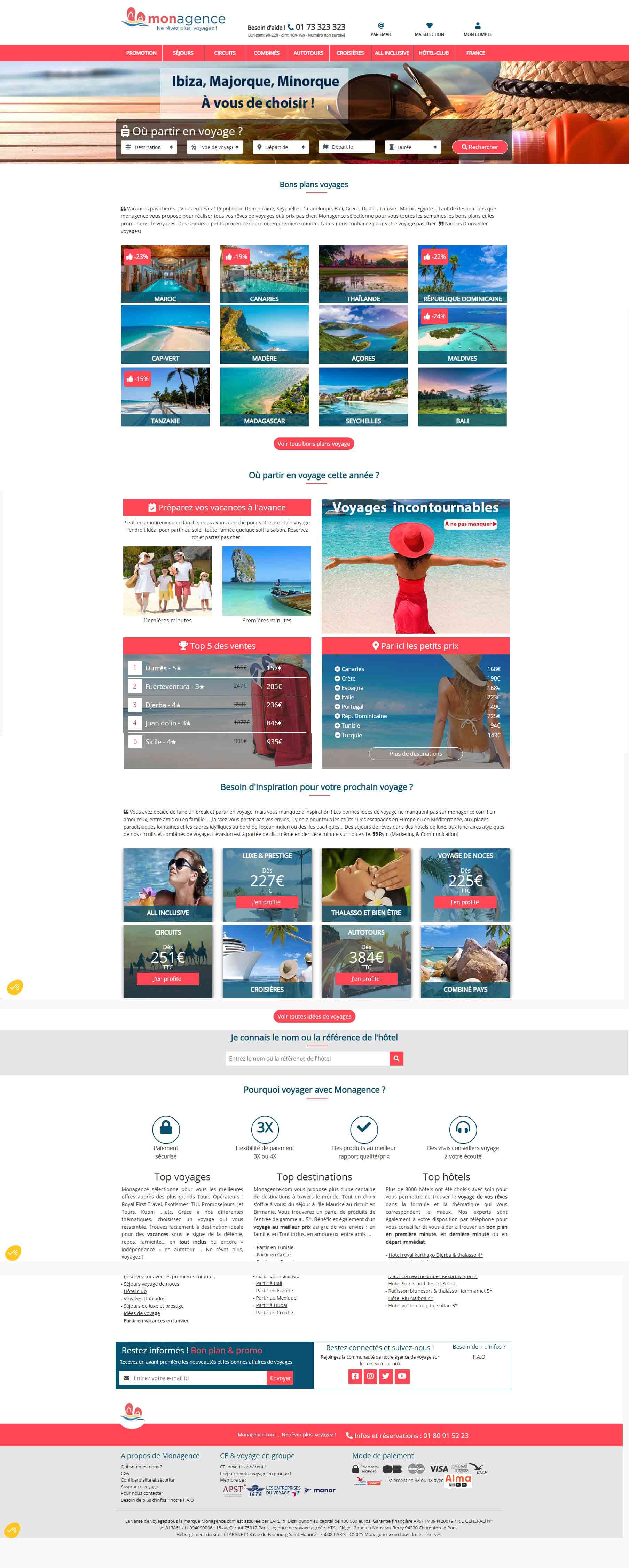 Version agrandie du site en 2023